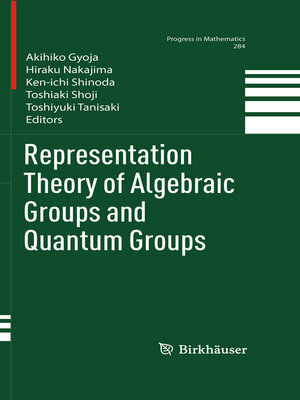 cover image of Representation Theory of Algebraic Groups and Quantum Groups